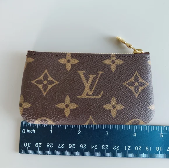 Louis Vuitton Brown Monogram Key Pouch Wallet - Picture 5 of 12